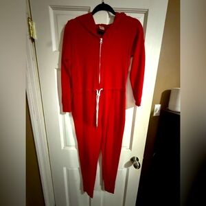 Smash + Tess / Jillian Harris Romper in Red